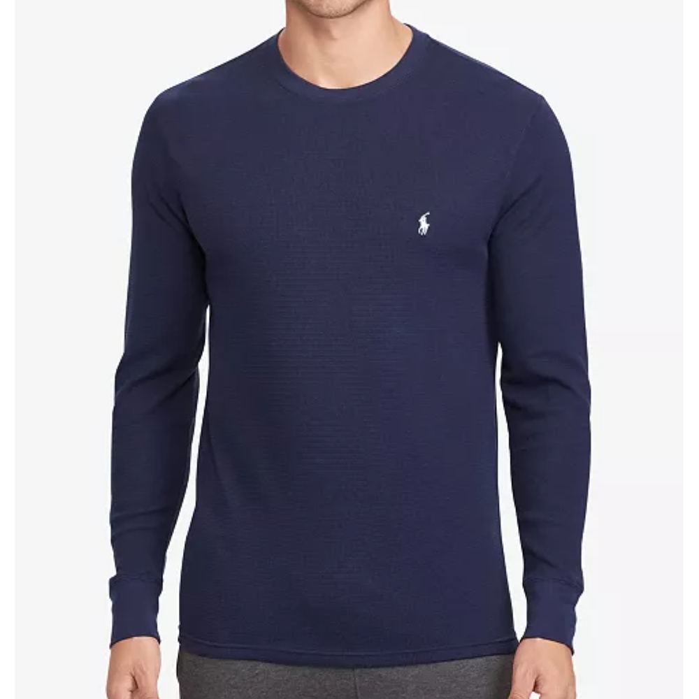 Polo by Ralph Lauren Men's Navy Long Sleeve Shirt
